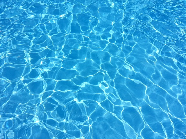 modrý bazén